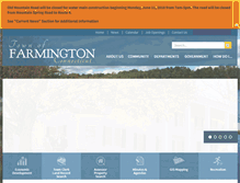 Tablet Screenshot of farmington-ct.org